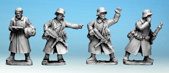 German Infantry in Greatcoats (Command)