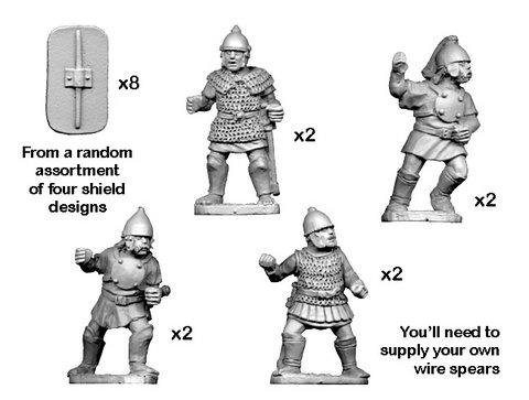 Celtiberian warriors with spear