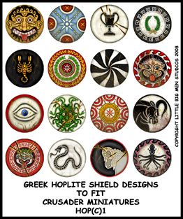 who drops the hoplite shield