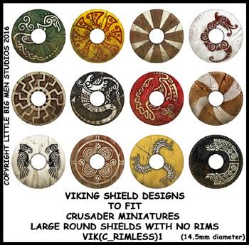 Viking Shield Transfers 1 (Rimless)