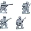 Photo of British Riflemen kneeling (WWB006)
