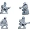 Photo of British Command and Bren Teams kneeling (WWB007)