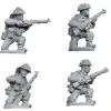 Photo of Late British Riflemen kneeling (WWB106)
